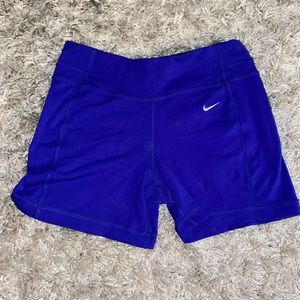 NIKE DRI-FIT BLUE SHORTS